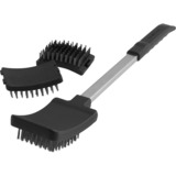 Broil King Baron Edelstahl-Reinigungsbürste, Grill-Reinigungsbürste inkl. 2 Ersatzköpfe