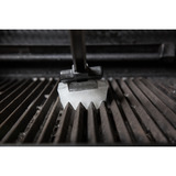 Broil King Eis-Reinigungsbürste, Grill-Reinigungsbürste schwarz/edelstahl, mit 3 Eishaltern