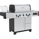 Broil King Gasgrill Imperial QS 590 IR edelstahl, mit Infrarot-Seitenbrenner und Heckbrenner, iQue Smart Steuerung