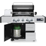 Broil King Gasgrill Imperial QS 590 IR edelstahl, mit Infrarot-Seitenbrenner und Heckbrenner, iQue Smart Steuerung