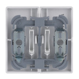 Busch-Jaeger Wippe zweiteilige Wippe mit Aufdruck weiß (matt), Retail