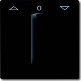 Busch-Jaeger Zentralscheibe Jalousie Drehgriff, Abdeckung anthrazit, Retail