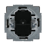 Busch-Jaeger Zentralscheibe mit Tragring, Blindabdeckung, matt, Kunststoff, Unterputz, 71x71 mm schwarz (matt), Retail