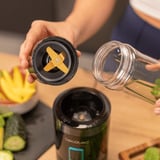 Cecotec Standmixer Power Titanium 350 EasyGo schwarz, 350 Watt, 2x 600ml Becher mit Tragegriff