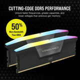 Corsair DIMM 32 GB DDR5-6000 (2x 16 GB) Dual-Kit, Arbeitsspeicher schwarz, CMH32GX5M2B6000C38, Vengeance RGB, INTEL XMP