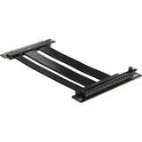 Corsair Premium PCIe 5.0 ×16 Riser-Kabel, Verlängerungskabel schwarz, 175mm, Schwarz