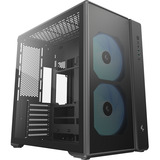 DeepCool CG590 MESH 2F, Tower-Gehäuse schwarz, Tempered Glass