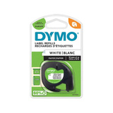 Dymo LetraTag® ORIGINAL Papier Schriftband schwarz auf weiß S0721510