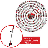 EINHELL Power X-Change Akku-Rasenkantenschneider GE-LE 18/190 Li-Solo, 18Volt, Rasentrimmer rot/schwarz, ohne Akku und Ladegerät