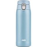 Emsa TRAVEL MUG light Thermobecher hellblau, 0,4 Liter, Flip-Deckel