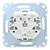 Merten Schutzkontakt-Steckdose mit erhöhtem Berührungsschutz und Schriftfeld, Unterputz, 16 Ampere, 250 Volt weiß (glänzend), Retail