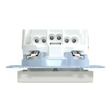 Merten Schutzkontakt-Steckdose mit erhöhtem Berührungsschutz und Schriftfeld, Unterputz, 16 Ampere, 250 Volt weiß (glänzend), Retail