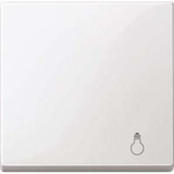 Merten Wippe Licht für Wechselschalter, Kreuzschalter und Taster, einteilig, glänzend weiß (glänzend), Retail