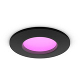 Philips Hue Hue White & Color Ambiance Slim Einbauleuchte 90 mm, LED-Leuchte schwarz