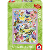 Schmidt Spiele Schmetterlingstreiben, Puzzle 1000 Teile