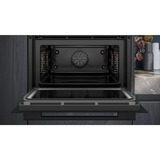 Siemens CM724G1B1 IQ700, Backofen schwarz/edelstahl, mit Mikrowellenfunktion, 60 cm, Home Connect