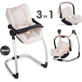 Smoby Maxi-Cosi Puppenhochstuhl 3-in-1, Puppenzubehör beige