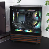 Thermaltake LCGS View 170WS, Gaming-PC schwarz/holz, Windows 11 Home