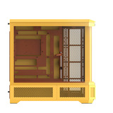 Thermaltake View 600 TG Butter Caramel, Big-Tower-Gehäuse gelb, Tempered Glass