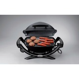 Weber Elektrogrill Q 1400, Dark Grey schwarz/grau, 2.200 Watt