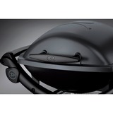 Weber Elektrogrill Q 1400, Dark Grey schwarz/grau, 2.200 Watt