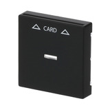 0 Zentralscheibe für Cardschalter mit Symbolik und Kalotte schwarz, Retail