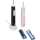 Braun Pro 1 Duo Cross Action mit 2. Handstück, Elektrische Zahnbürste schwarz/pink