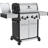 Broil King Gasgrill Baron S 490 IR edelstahl, mit Infrarot-Seitenbrenner und Heckbrenner