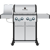 Broil King Gasgrill Baron S 490 IR edelstahl, mit Infrarot-Seitenbrenner und Heckbrenner