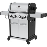 Broil King Gasgrill Baron S 490 IR edelstahl, mit Infrarot-Seitenbrenner und Heckbrenner