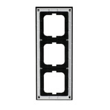 Busch-Jaeger Rahmen 3-fach schwarz, Retail