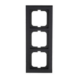 Busch-Jaeger Rahmen 3-fach schwarz, Retail