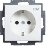 Busch-Jaeger Schutzkontaktsteckdose Einsatz Typ F 20 EUC/DV-914 weiß, Retail