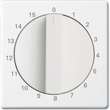 Busch-Jaeger Zentralscheibe Bedienelement, Abdeckung weiß, Retail