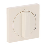 Busch-Jaeger Zentralscheibe für Dreistufen-Drehschalter mit Drehknopf, Abdeckung weiß, Retail