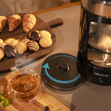 Cecotec Thermosense 330 Glassy, Wasserkocher schwarz, 2.200 Watt, 1,7 Liter