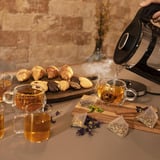 Cecotec Thermosense 330 Glassy, Wasserkocher schwarz, 2.200 Watt, 1,7 Liter