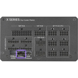 Cooler Master X Mighty 2000, PC-Netzteil schwarz, 2x 12-Pin High Power GPU, 4x PCIe, Kabelmanagement, 2000 Watt