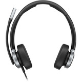 HP Poly Focus 625 Fold Stereo Bluetooth Headset (C56XSAA) schwarz, Bluetooth, USB-C-Dongle, 3,5 mm Klinke