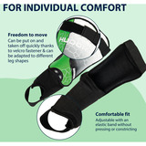 HUDORA Schienbeinschützer mit Knöchelschutz, Protektoren grün, Größe M