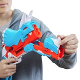 Hasbro Nerf DinoSquad Tricera-Blast, Nerf Gun hellblau/orange