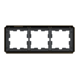 Merten D-Antik Metallrahmen 3-fach Rahmen Retail