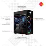 OMEN 45L Gaming Desktop GT22-1206ng, Gaming-PC schwarz, Windows 11 Home 64-Bit