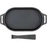 Ooni Servierpfanne Sizzler anthrazit, Sockel aus Edelstahl