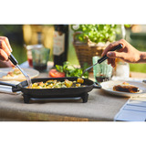 Ooni Servierpfanne Sizzler anthrazit, Sockel aus Edelstahl
