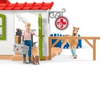 Schleich Farm World Tierarzt-Praxis mit Haustieren, Spielfigur 