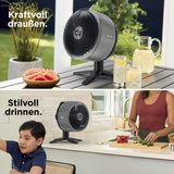 Shark FlexBreeze TableMate, Ventilator grau