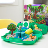 Spin Master Kinetic Sand - Hunde Park Koffer, Spielsand 680 Gramm Sand