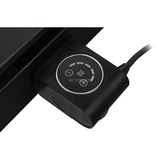 WMF LONO Tischgrill mit Glasdeckel, Elektrogrill schwarz/edelstahl, 2.200 Watt