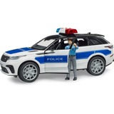 bruder 02890 Range Rover Velar Polizeifahrzeug mit Polizist, Modellfahrzeug inkl. Light + Sound Modul